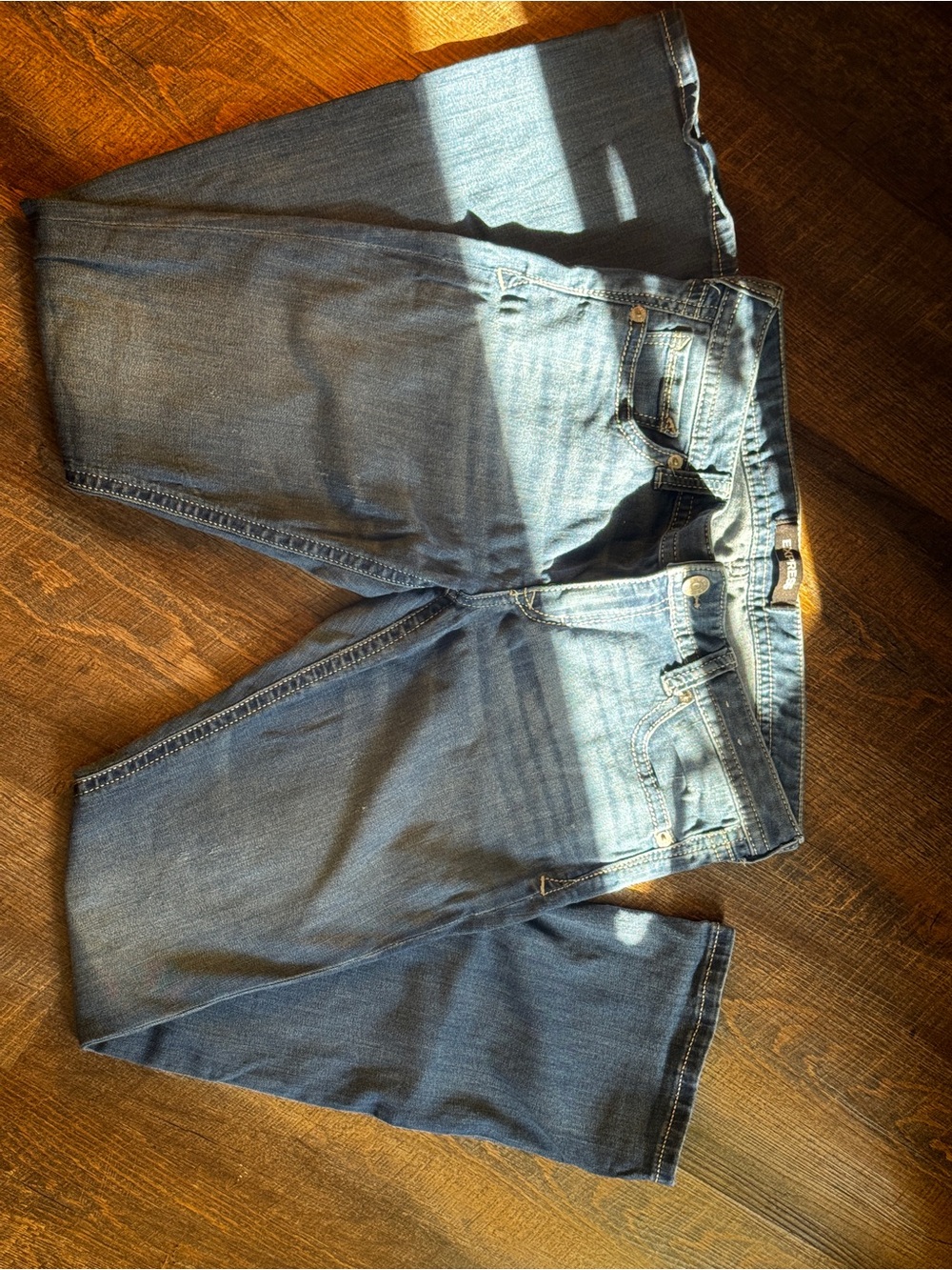 Women's Blue Denim Jeans - Classic Straight Fit